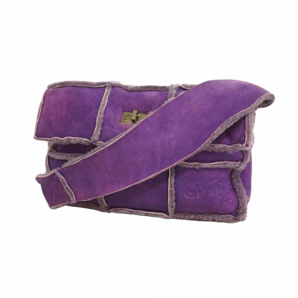 CHANEL Purple Shoulder Bag